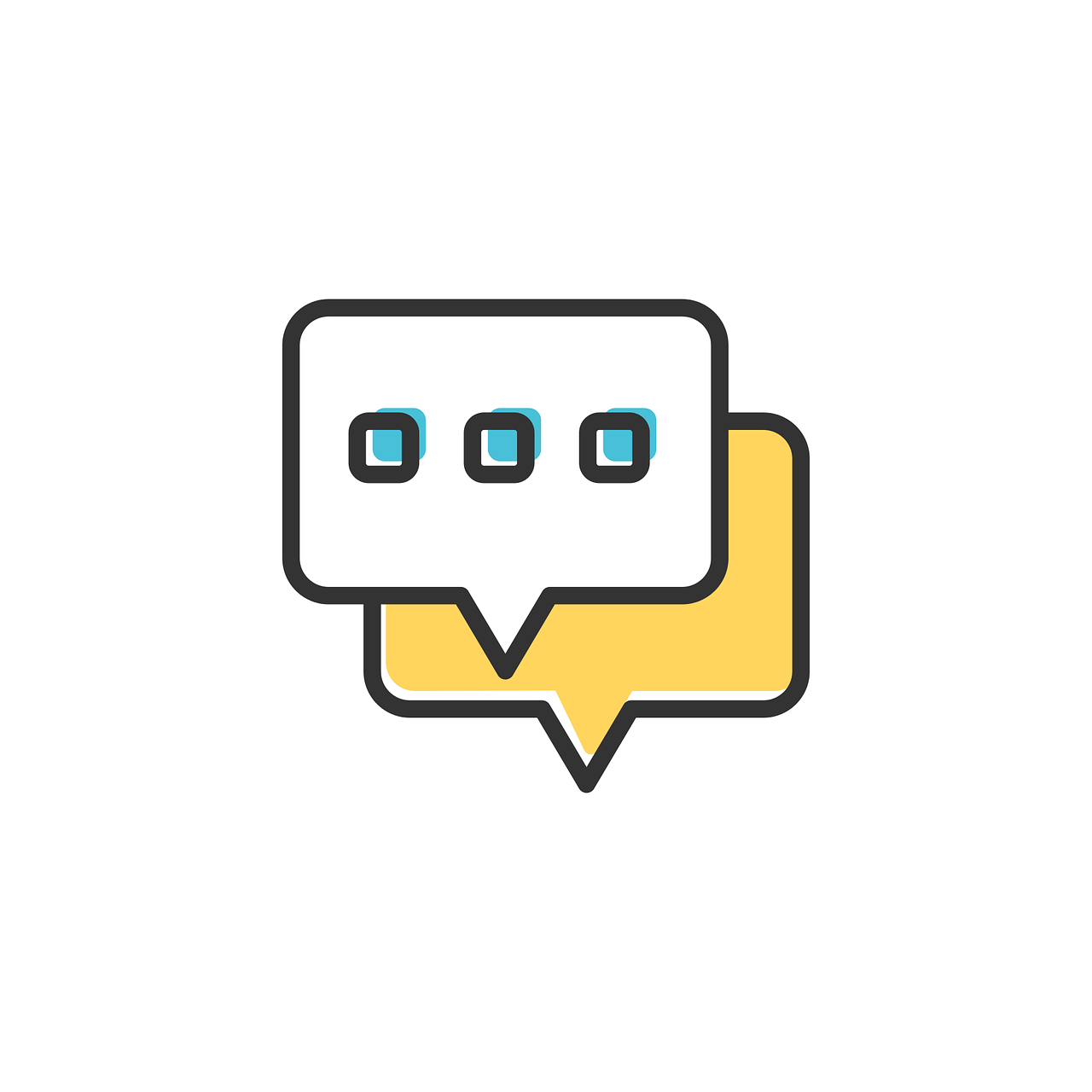 Free chat icon social vector