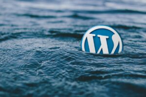 Free wordpress water logo illustration